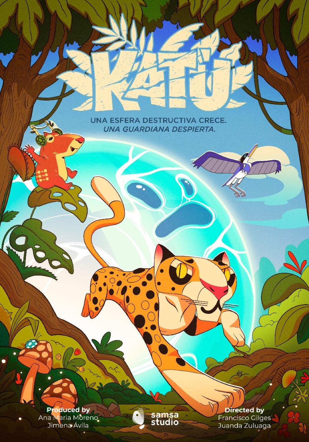 Afiche de Katu y el bosque magico.