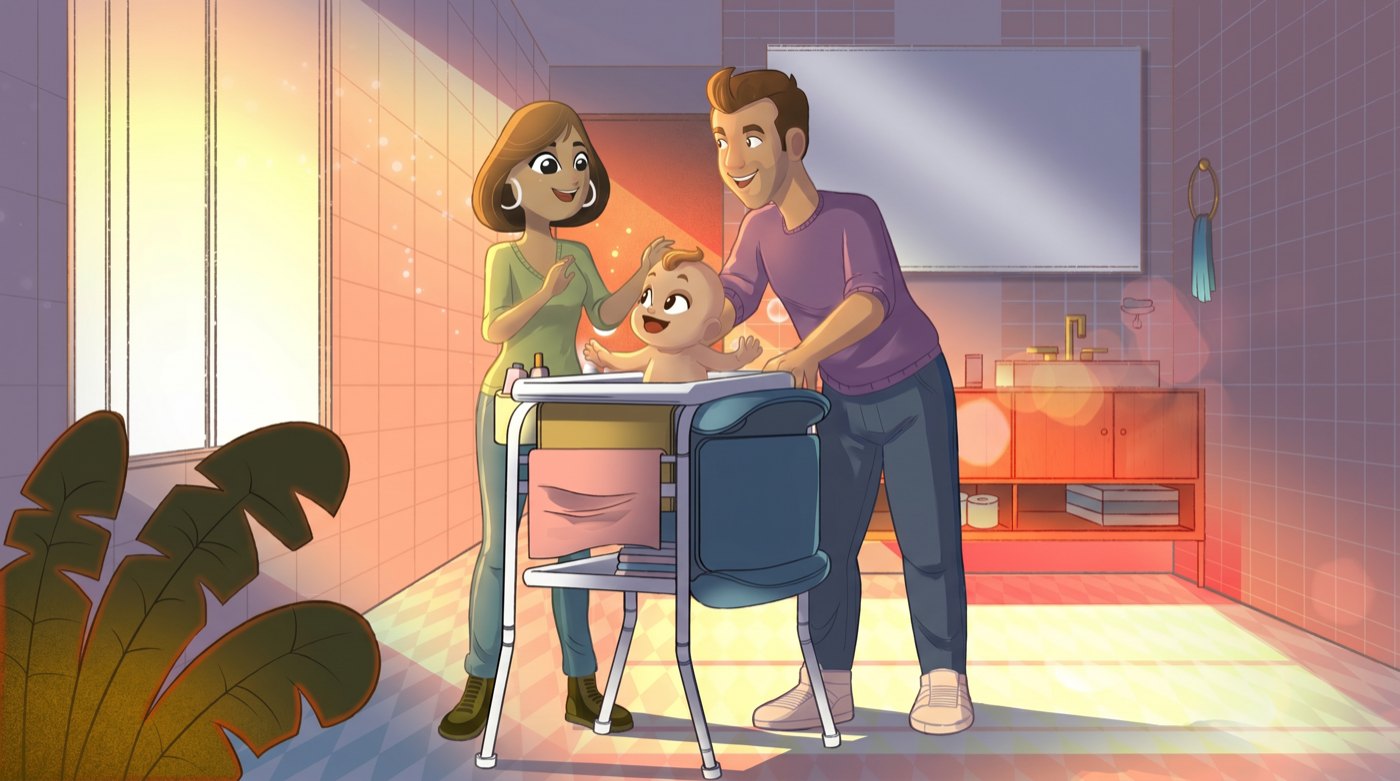 Ilustración de campaña producida por Samsa.